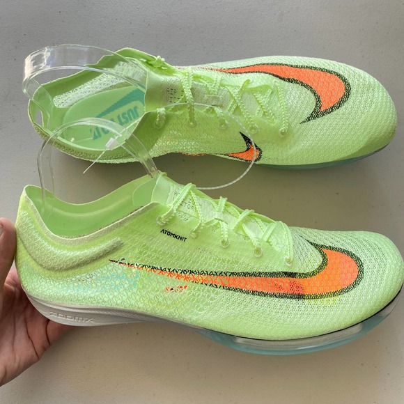 NEW Nike Air Zoom Victory Track & Field Distance Spikes Sneaker Yellow Orange 13 - Picture 1 of 13